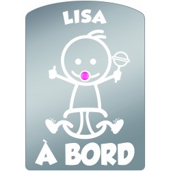 Plaque de voiture transparente LISA