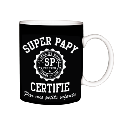 Mug super papy certifié