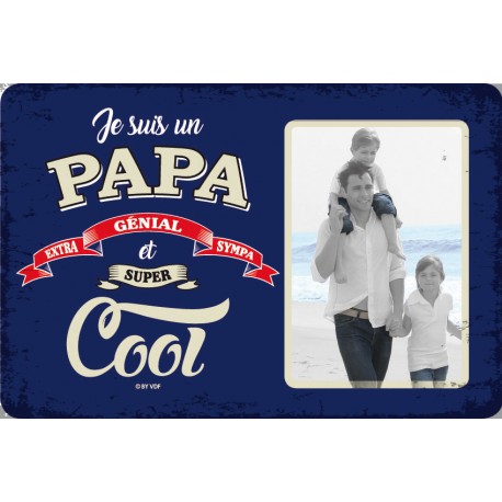 Plaque vintage "Papa cool"