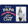 Plaque vintage "Papa cool"