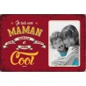Plaque vintage "Maman cool"