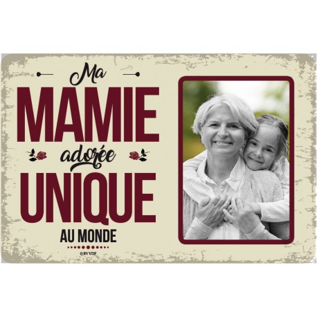 Plaque vintage "Ma mamie adorée"