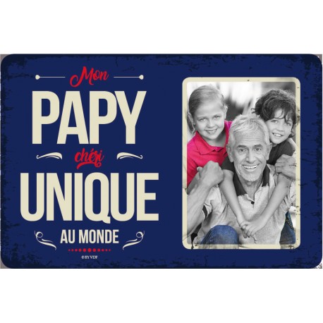 Plaque vintage "Mon papy chéri"