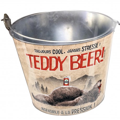 Seau à bières ou bouteilles en verre TEDDY BEER