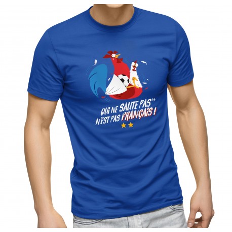 T-Shirt Qui ne saute pas n'est pas n'est pas français