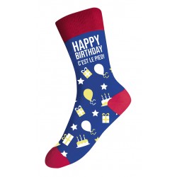 Chaussette Homme Happy birthday