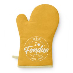 Gants de cuisine "I love Fondue "