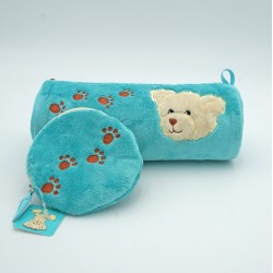 Porte Monnaie Turquoise "OURS"