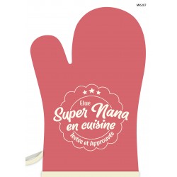 Gants de cuisine "Elue Super Nana en CUISINE"