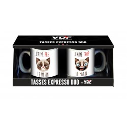 Tasse expresso duo Chats