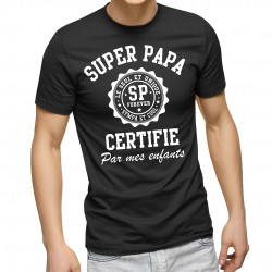 T-Shirt Super Papa certifié