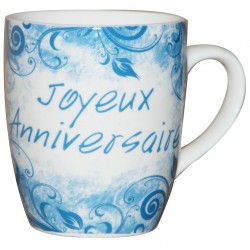 Mug dédicace "Joyeux anniversaire"