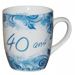 Mug dédicace "40 ANS"
