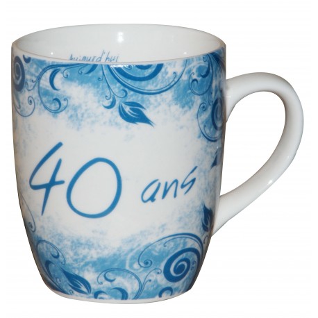 Mug dédicace "40 ANS"