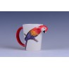 Mug 3D Perroquet rouge