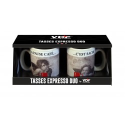 DUO TASSES EXPRESSO PAUSE CAFE ***NET