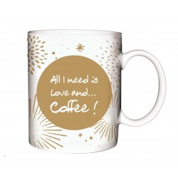 Mug Hiver All I need is coffee !