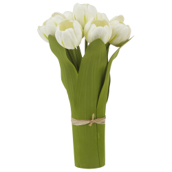 Lampe LED Bouquet de tulipes blanches